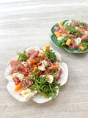 Buffelmozzarella met meloen, tomaat & truffelolie