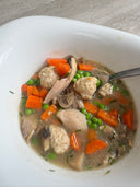 Kippensoep op basis van bone broth