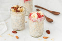 Chiapudding met geplette banaan
